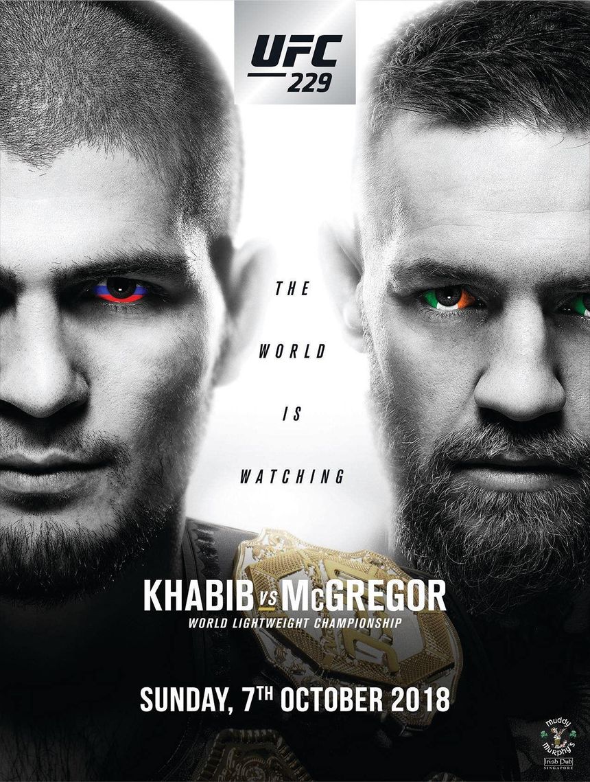 McGregor vs Nurmagomedov Poster