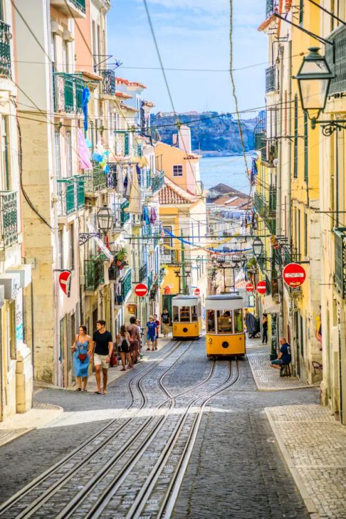 Tranvías de Lisboa.