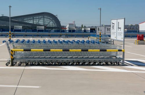 IKEA shopping trolleys or carts. IKEA has been the world's largest furniture retailer since 2008 and designs and sells ready-to-assemble furniture. Bratislava, Slovakia - August, 4, 2022 : IKEA shopping trolleys or carts. IKEA has been the world's largest furniture retailer since 2008 and designs and sells ready-to-assemble furniture. ikea shopping cart stock pictures, royalty-free photos & images