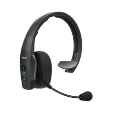 BlueParrott B450-XT Mono Bluetooth Wireless Headphones 96% Noise Canceling Over Head Trucker Headset with Mic, All Day Comfort Padded Headband, 300 ft. Wireless Range, 24 hrs. Talk Time, Black