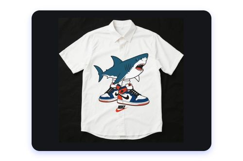 Tシャツやマグカップにもブレインロットアートを