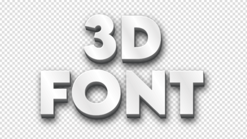 Gerador de fontes 3D