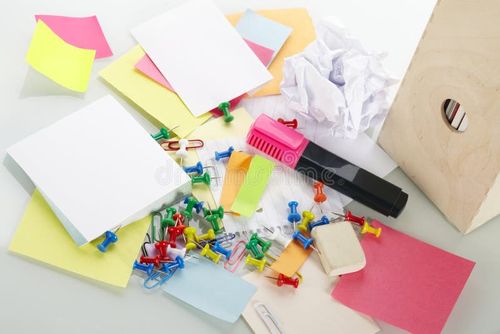 Office supplies on the table. Office supplies stock images, royalty-free photos and pictures