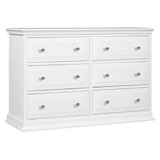 Davinci Signature 6-Drawer Double Dresser in White