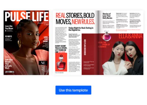 Dynamic Lifestyle Magazine Template