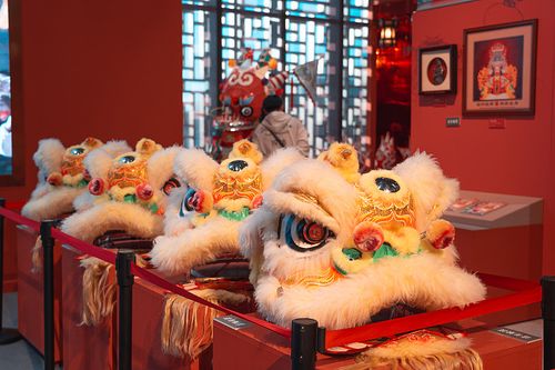 舞狮狮头图片下载