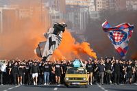 Croatian fans detained over antisemitic slurs during Hajduk Split game with visiting Ajax Amsterdam | AP News