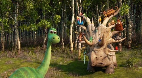 Arlo meets other animals on this journey in "The Good Dinosaur"