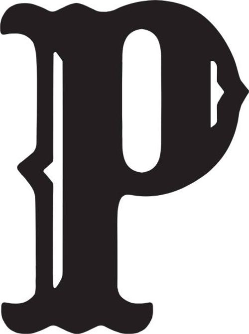 p - p-hat-symbol stock illustrations
