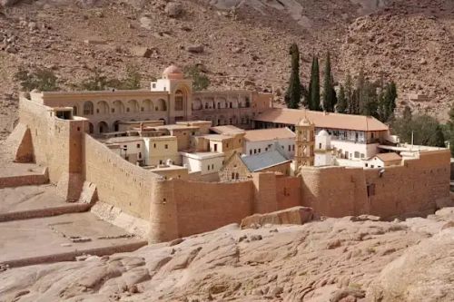 St. Catherine’s Monastery in the Sinai Peninsula, Egypt. Credit: Harmony Video Production/Shutterstock