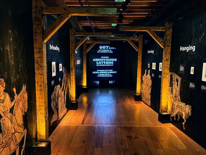 Interior of Museum of London Docklands