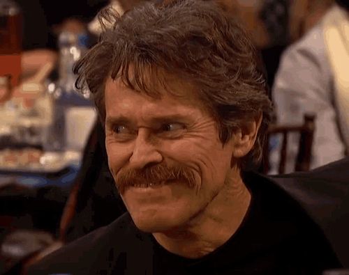 Beard Man Willem Dafoe Disagree GIF