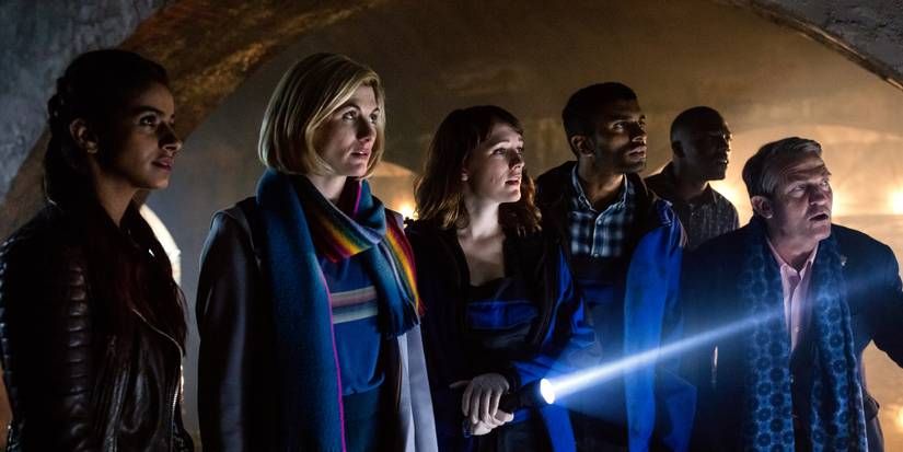 Jodie Whittaker and the cast of Doctor Who New Year's Day Special
