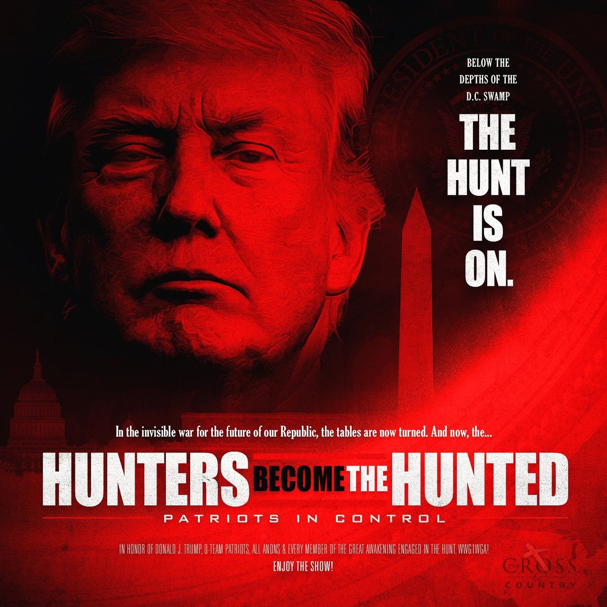 Hunters Become The Hunted Movie Poster - Ad Valorem International