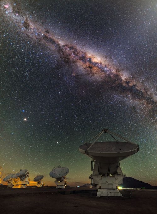 alma and the centre of the milky way