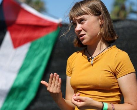 Swedish climate activist Greta Thunberg will be onboard an aid flotilla that is set to leave Barcelona for Gaza.