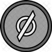 Null Symbol Education Icon