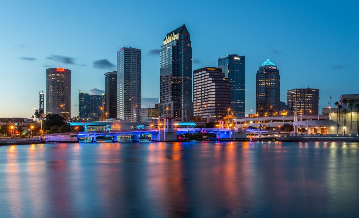 Lynn Wiezycki Photography: Downtown Tampa Skyline