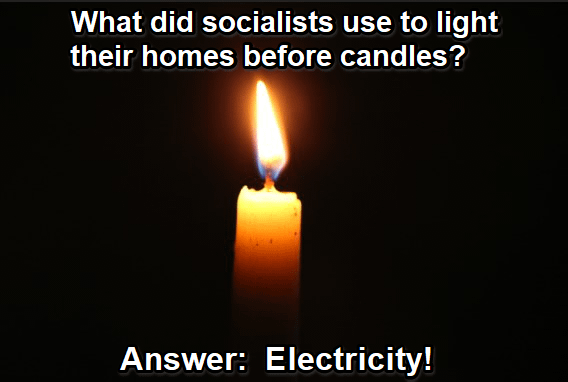 r/PoliticalHumor - What did socialists use for light before candles?