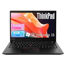Lenovo Thinkpad T14s Laptop Computer Win 11 Pro, 14" FHD(1920x1080) Notebook, Intel Core i7-10510U Processor, 16GB RAM, 512GB SSD, Type-C, Thinkpad Laptop (Renewed)
