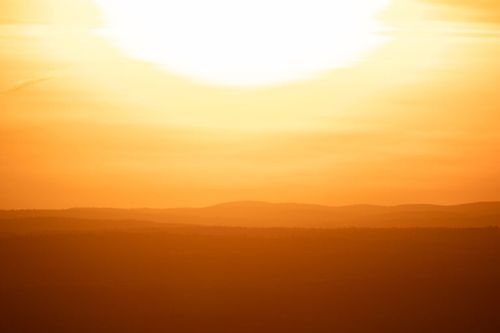 Warm Sunset Landscape