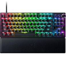 Razer Huntsman V3 Pro TKL 8KHz Esports Gaming Keyboard: Analog Optical Switches Gen 2-8000 Hz Polling Snap Tap - Rapid Trigger - Adjustable Actuation - Media Controls - PBT Keycaps - Black
