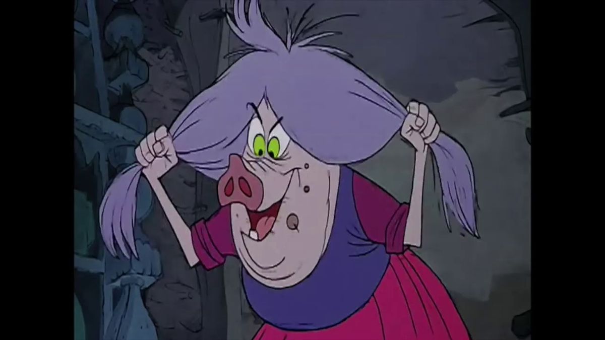Madam Mim Scares Donita Donata - YouTube