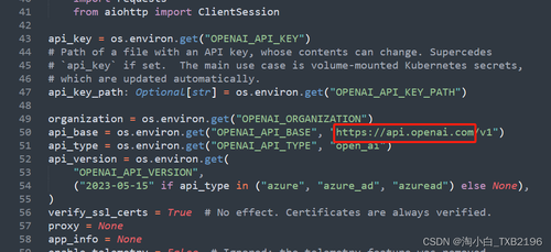 python调用chatgpt api使用国内中转key 修改接口教程