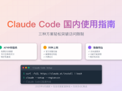 Claude Code国内使用指南2025 - 3种解决方案对比