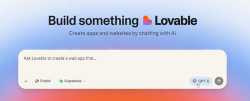 通过Lovable免费使用 GPT-5