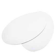 DOITOOL 2pcs Acrylic Mirrors 10.6 inch Oval Mirror, Self Adhesive Small Mirror Stickers for Wall Bathroom Home Decor DIY Crafts, Flexible Plastic (10.6x6.6 inch)
