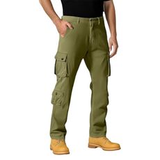 Mens Cargo Pants,Relaxed Fit Wrangler Camo Pant Men's Water Resistant Ripstop Stretch Carpenter Workout Construction Big and Tall Cargo Pants Outdoor Hiking Trousers with Pockets Army Green S