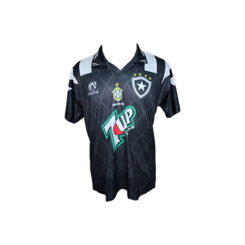 CAMISA RETRÔ BOTAFOGO PRETA 1996