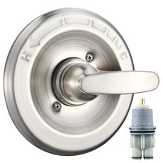 Replacement for Delta Classic 13 Series Single-Function Trim Kit, T13010 Shower Handle, Fit Delta Shower Valve R10000 Series, Brushed Nickel (Cartridge Included)