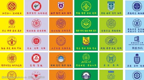 香港大学标志大学LOGO彩旗设计