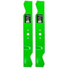 8TEN LawnRAZOR Blade for Cub Cadet 2150 2155 42-Inch Deck 759-3824 742-3018 742P3018 (Notched Low Lift) 2 Pack