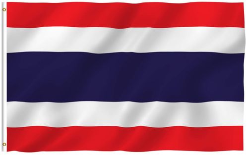ANLEY Fly Breeze 3x5 Foot Thailand Flag - Vivid Color and Fade Proof - Canvas Header and Double Stitched -Thai National Fl...