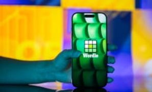 Wordle game on a smartphone