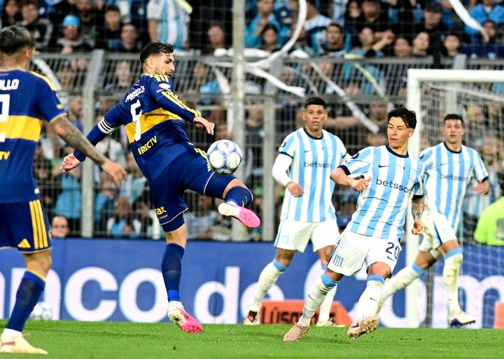 Paredes, el capitán de Boca (Foto Sebastian Granata).
