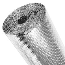 fowong Reflective Insulation Roll, Aluminum Foil Window Insulation for Winter, Weatherproofing Window Insulationv Kit Double Bubble Radiant Barrier Roll for RV Garage Thermal Heat Shield 24" x 10 Ft