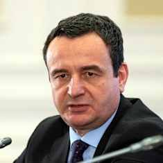 Kosovon pääministeri  Albin Kurti.