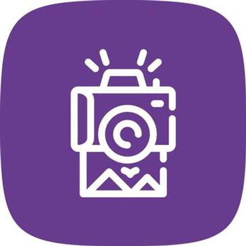 Instant Photos Creative Icon Design vector