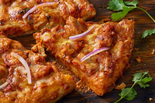 Butter Chicken Pizza