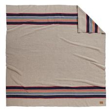 Pendleton National Park Blanket Queen 90" x 90" - 100% Wool, Soft and Durable Throw for Home & Outdoor Adventures, Iconic Park Stripes Collectible Keepsake - Yellowstone
