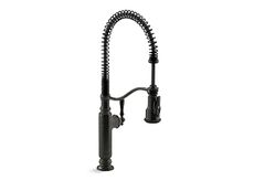 KOHLER Tournant Semi-Professional Pull-Down Kitchen Sink Faucet, Commercial Kitchen Faucet with Pull Down Sprayer, 77515-2BZ, Oil-Rubbed Bronze