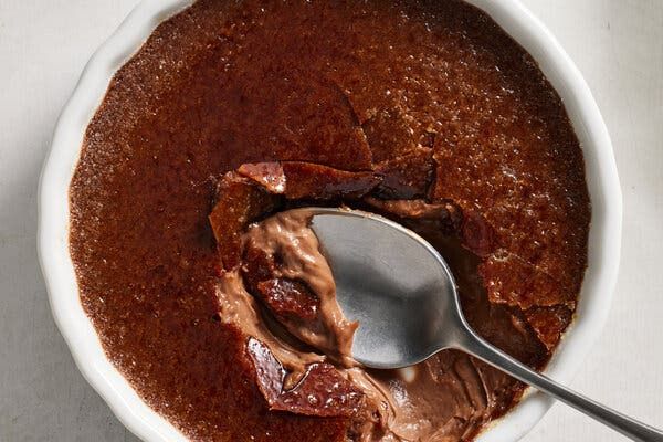 Chocolate Earl Grey Crème Brûlée