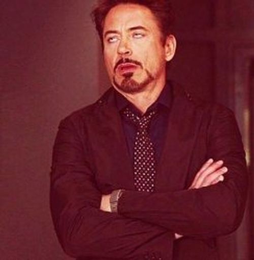 Unimpressed Robert Downey Jr Meme Template
