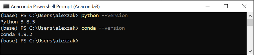 Anaconda 命令行提示符