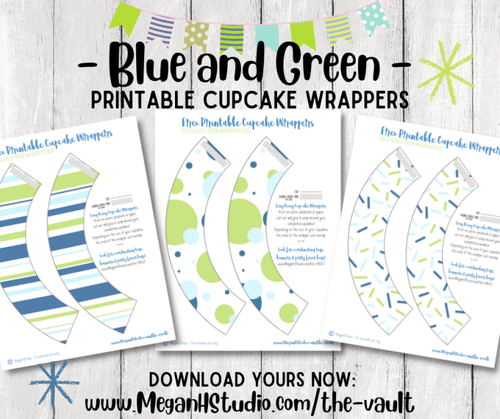 boys birthday party cupcake wrapper free printable