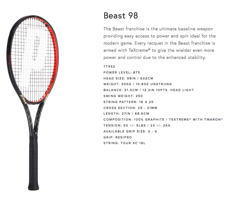 Prince Beast 98 replacement | Talk Tennis